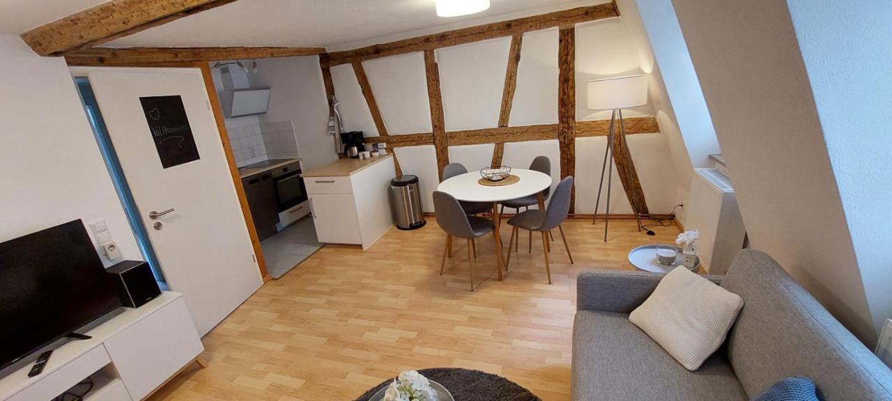 Zentrale Altbauwohnung Mit Flair Schwäbisch Hall Dış mekan fotoğraf